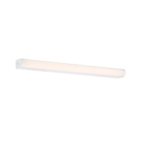 Dweled Slim Nightstick 18in LED Bathroom Vanity or Wall Light 3000K in White WS-358
